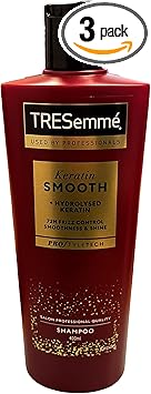 TRESemme Pro Collection Keratin Smooth Shampoo 400 ml 3 per pack - Image 1