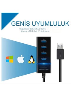 Qasul Multiplexer Hub Compatible with All Devices 4 Input Multiplexer  - Image 2