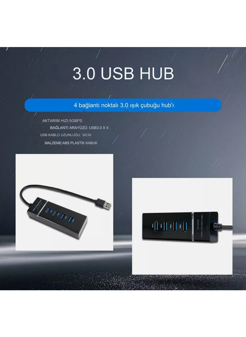 Qasul - Multiplexer Hub Compatible with All Devices 4 Input Multiplexer - Image 1
