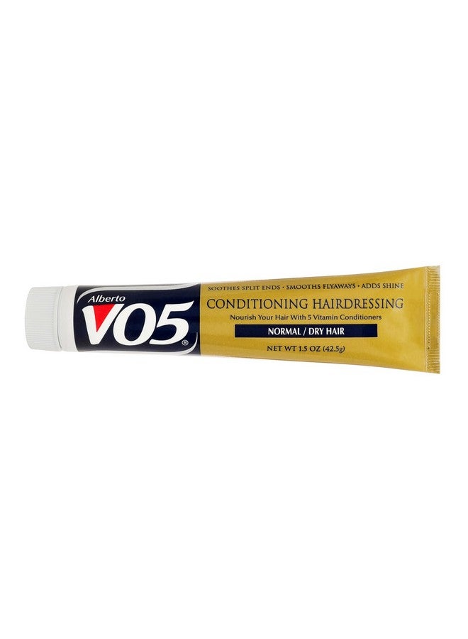 Alberto VO5 Conditioning Hairdressing for Normal to Dry Hair - Hair Conditioner Styling Product - Smooths Frizz - Brightens Color - 1.5 oz - Image 1