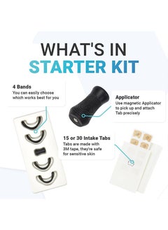 Generic Intake Breathing Nasal Strip Starter Kit (15 Count, Black) - Boost Oxygen Intake, Reduce Snoring, Improve Sleep Quality - Sweat Resistant, Skin Safe Nasal Strips - Extra Strength Snoring Solution  - Image 2