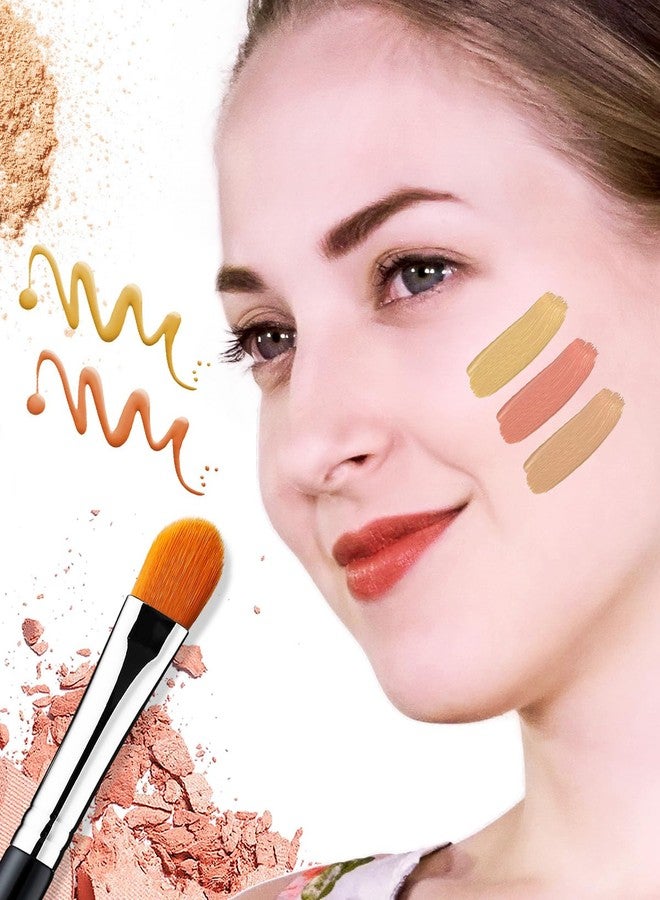 EIGSHOW Concealer Brushes, EIGSHOW Eyeshadow Primer Brush for Concealer, Blending, Eyeshadow - Professional Tools for Applying Cream, Liquid Shadows and Eye Primer Base (E828 2piece) - Image 4
