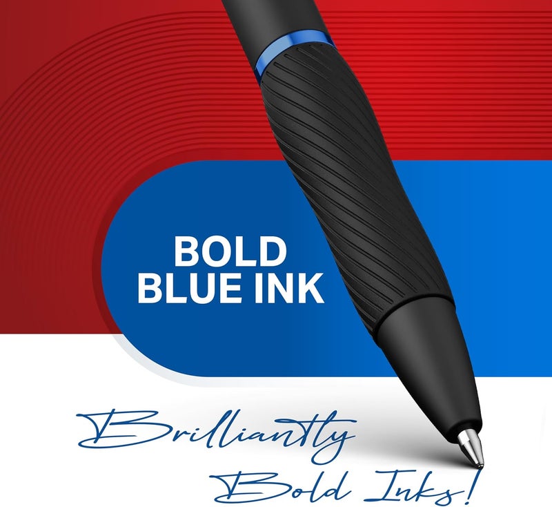 Sharpie أقلام جيل S-Gel بسن متوسط (0.7 مم) حبر أزرق 4 قطع - Image 2