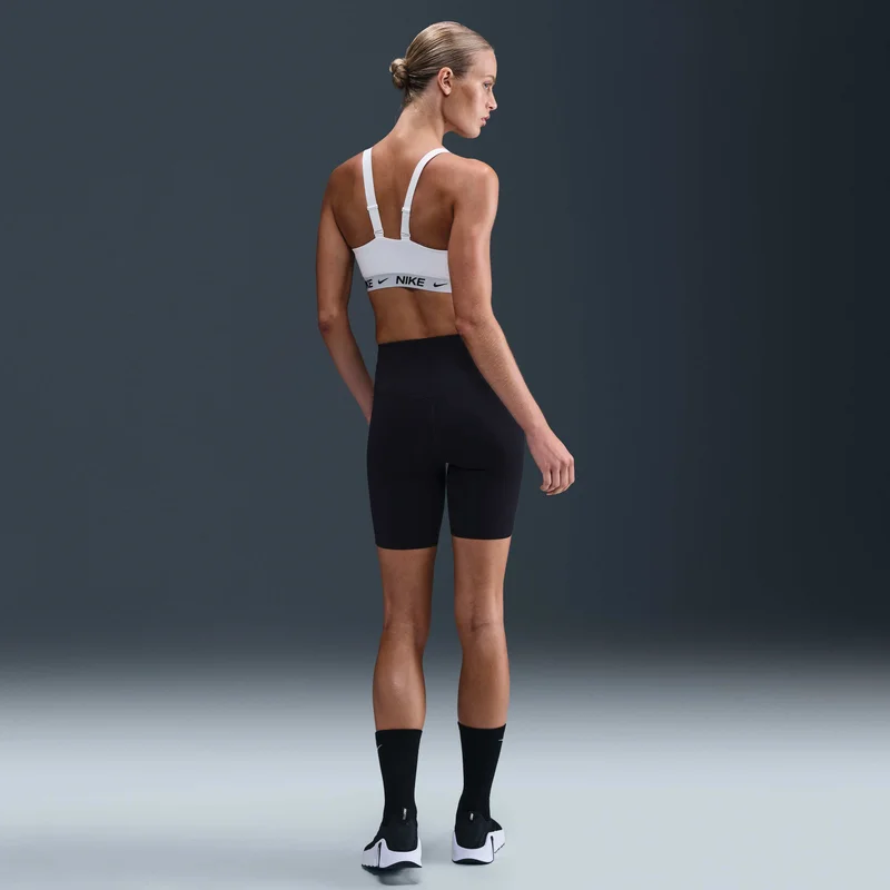 Nike White Women's Indy Medium-Support Sports Bra for Women | Best Price UAE