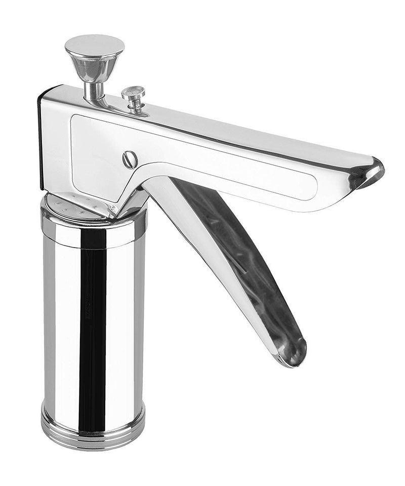 Fitaza FITAZA Stainless Steel Kitchen Press with 15 Different Types of Jalies Murukku MakerBhujiya MakerNoodlesCookiesNamkeenChakali MakerSev MakerFarsan MakerGathiya Maker  - Image 1