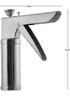 Fitaza FITAZA Stainless Steel Kitchen Press with 15 Different Types of Jalies Murukku MakerBhujiya MakerNoodlesCookiesNamkeenChakali MakerSev MakerFarsan MakerGathiya Maker  - Image 4