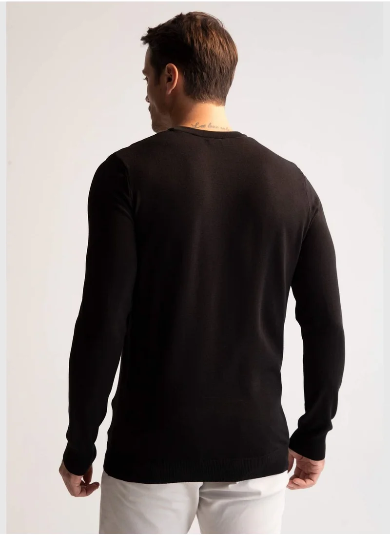 DeFacto Man Regular Fit Tricot Pullover