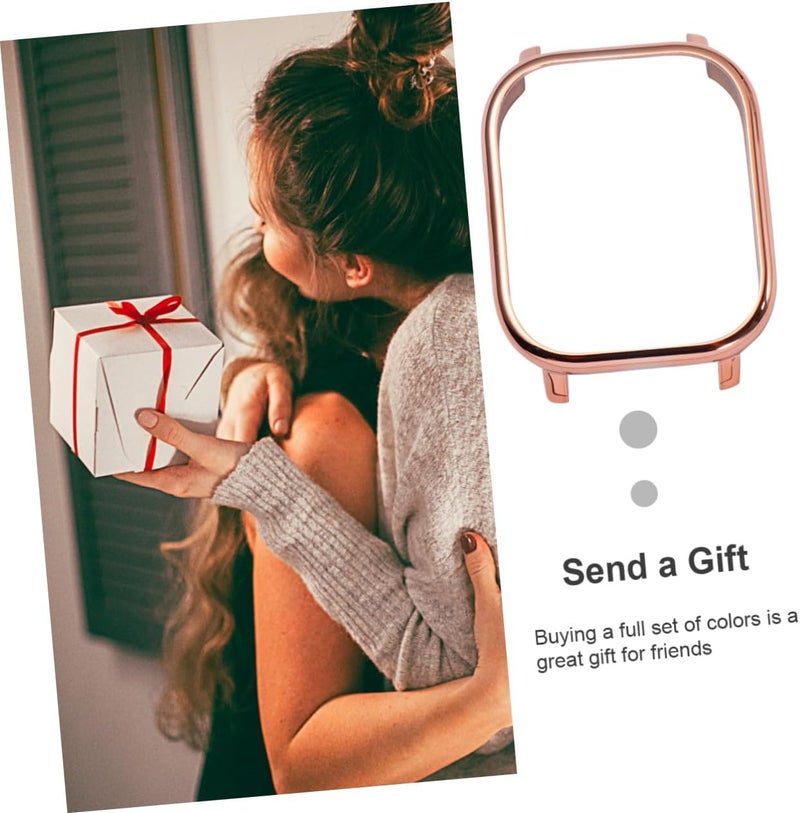 CANIGHT Watch Protective Case Cover for Pc Design Elegant Rose Gold Finish Scratch-resistant Comfortable Fit Around Protection against Bumps and Fingerprints - Image 4