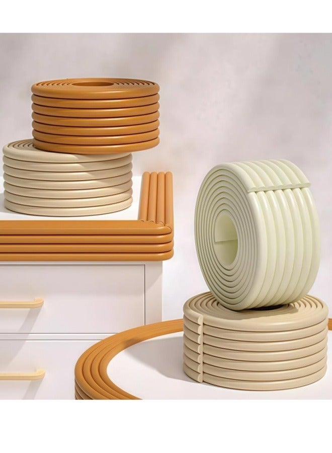 2M Baby Foam Safety Strips, Safety Edge Corner Protection Strip Edge Corner Guards Furniture Edge Safety Bumpers,Foam Roll Children Anti Collision Strip Extra Thick Foam Strip for Table Wall Corner with Double Side Tape - Image 5