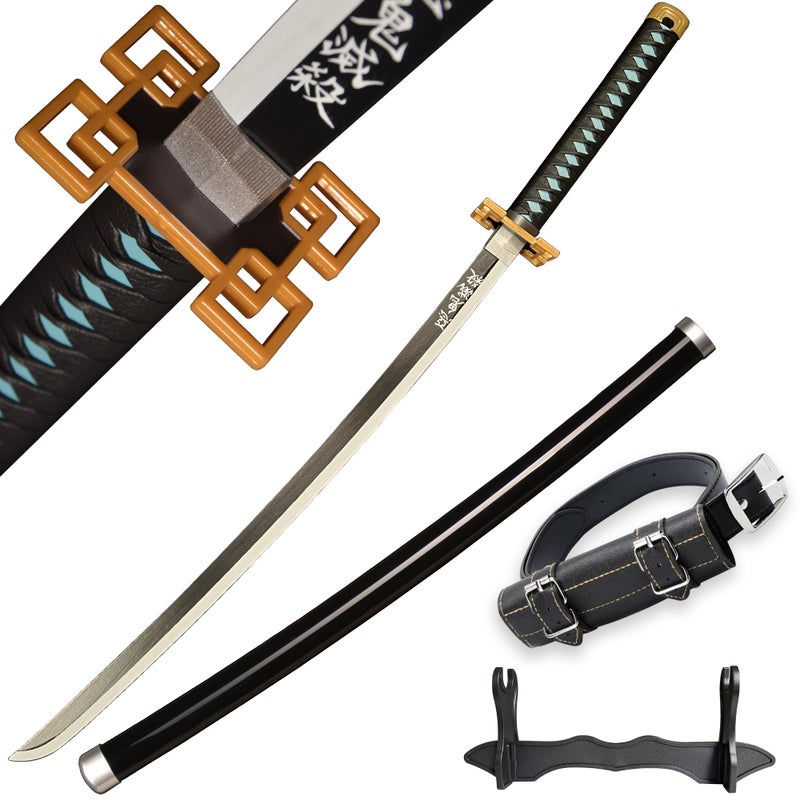 SV Handmade Anime Sword Cosplay Tokitou Muichirou Sword Katana 41 inchesï¼ŒCollectible Gifts - Image 1