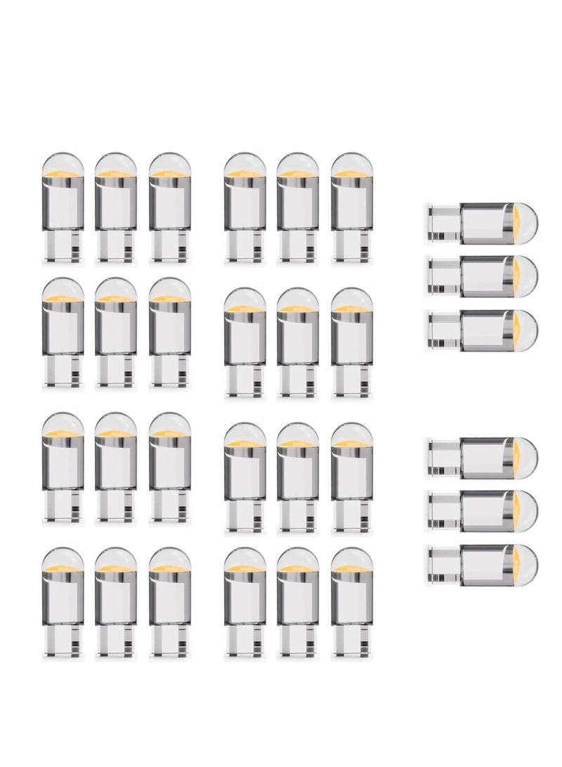 Loquat 194 LED Bulbs 6000K White, 6000K 68 2825 W5W T10 Wedge COB LED Replacement Bulbs, Super Brightness, for License Plate Lights, Car Position Lamps, Map Light, 30pcs - Image 1