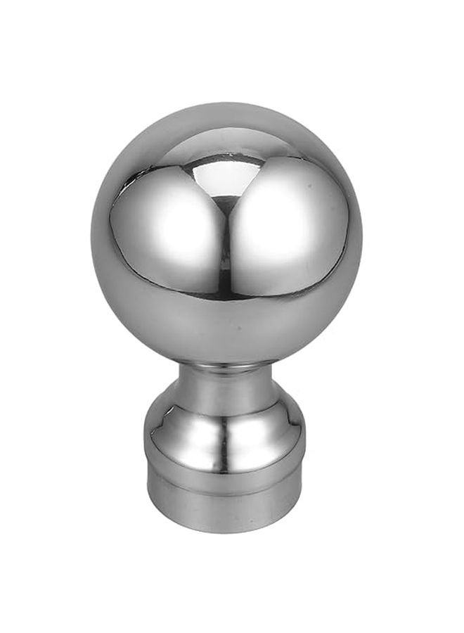 Stainless Steel Ball End Cap For Handrail Stair Railing Porch Flagpole Size 13X7X7CM - Image 1