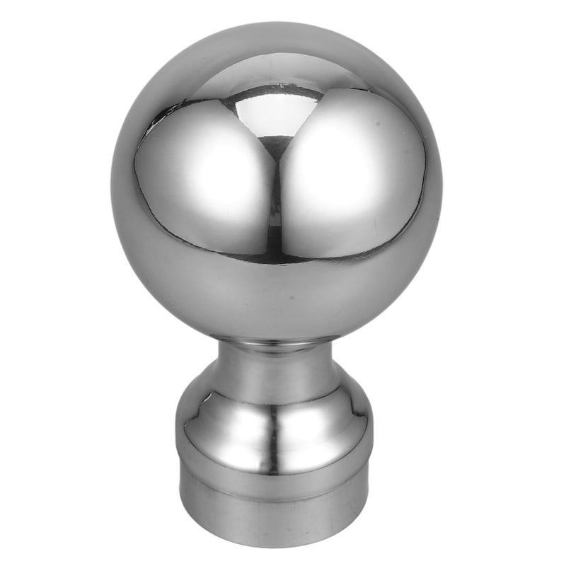 Stainless Steel Ball End Cap For Handrail Stair Railing Porch Flagpole Size 13X7X7CM - Image 2