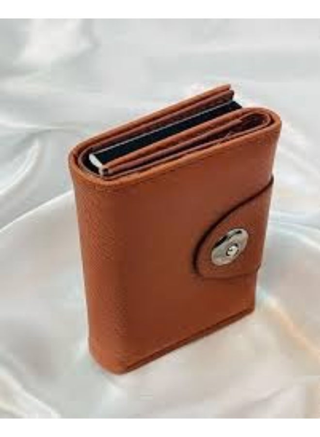 zoba Men's Leather Wallet with Card Holder - Havana - 244  - Image 3