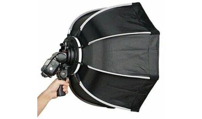 MVPRO (65 سم) صندوق ناعم خفيف الوزن وقابل للحمل يأتي مع حامل من نوع S2 وورقتين مفرغتين | حقيبة حمل | متوافق مع جميع فلاشات السرعة - Image 1