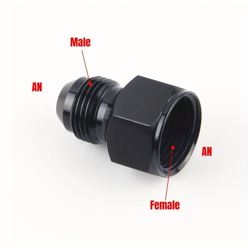 2Pcs AN10 Female To AN6 Male Reducer Fitting Aluminum - Image 3