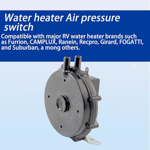 VATTCEEL RV Water Heater Air Pressure Switch Compatible with Suburban AtwoodFurrion CAMPLUX Ranein Recpro Girard FOGATTIDometic for Tankless Gas RV Water Heater - Image 3