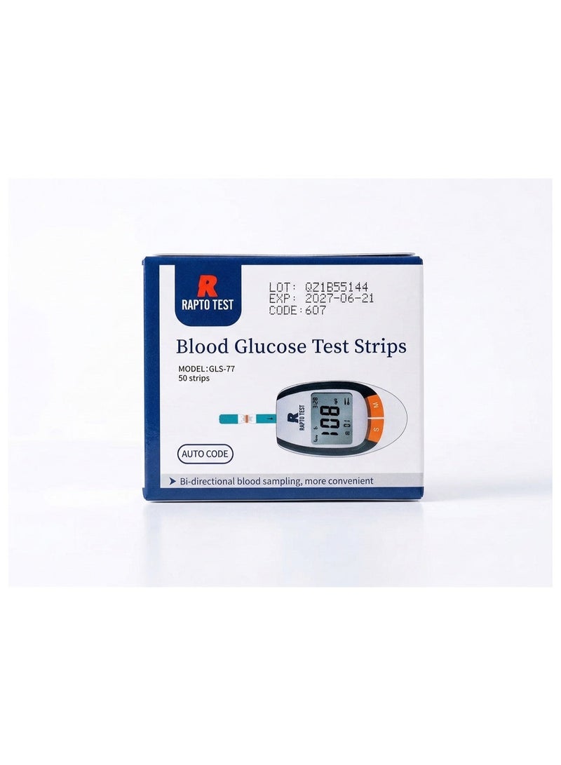 Rapto Test Strips Compatible with GLS-77 Device for Daily Use Fast Response Easy-to-Use Practical Pack for Home Use - Image 1