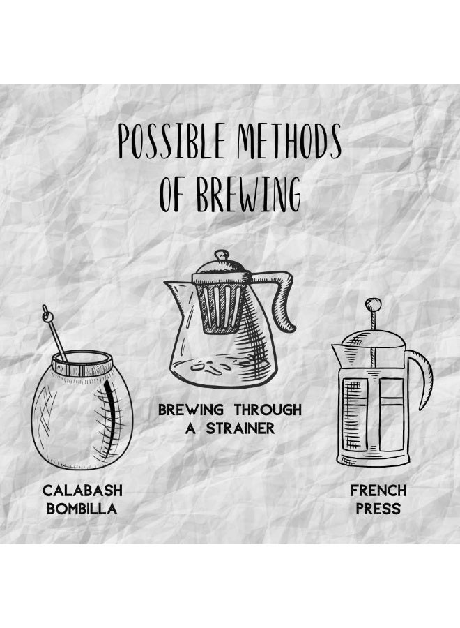 Yerba Mate Pipore Golden Seleccion Especial Packet Despalada Organic Original Hot And Cold Tea Gluten Free Gives Energy Improves Strength IMMune System Unique Flavour 500G - Image 5