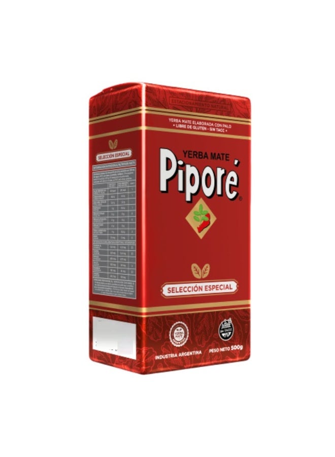 Yerba Mate Pipore Golden Seleccion Especial Packet Despalada Organic Original Hot And Cold Tea Gluten Free Gives Energy Improves Strength IMMune System Unique Flavour 500G - Image 2