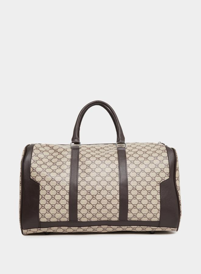 Styli Abstract Printed Duffle Bag with Dual Handle - Image 2