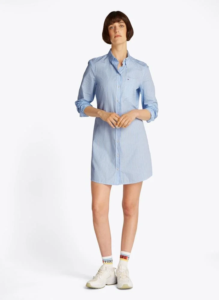 تومي جينز Button Down Shirt Dress