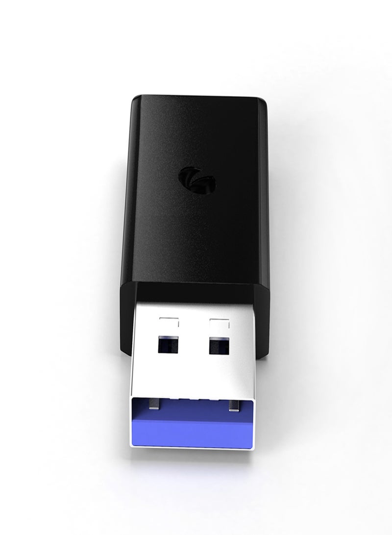 USB 3.0 Male to USB 3.1 Type C Female Data Converter USB 3.0 to USB-C Female Adapter Port for Laptop Phone Black - Image 3