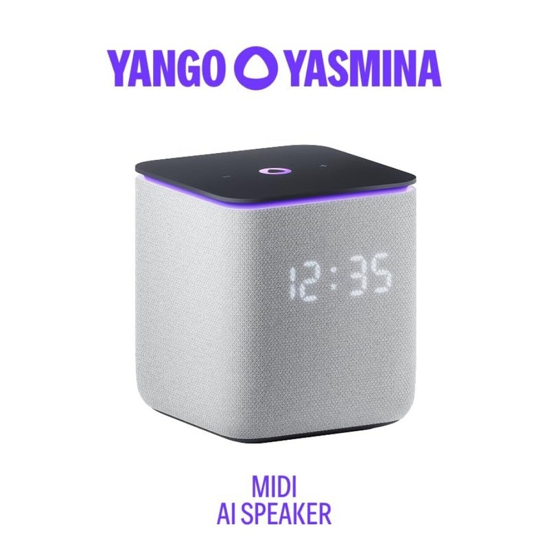 Yango Midi Limited Football Edition Smart AI Speaker, Arabic English, 24W Sound, Zigbee Smart Home Hub, Includes Collector Sleeve and Sticker Pack France - Image 5