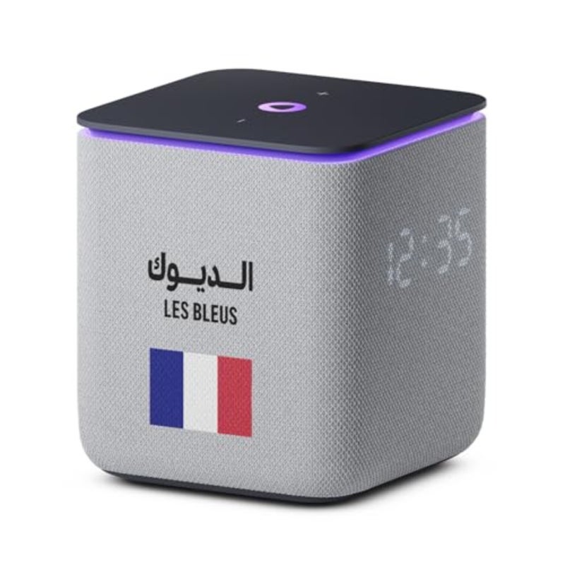 Yango Midi Limited Football Edition Smart AI Speaker, Arabic English, 24W Sound, Zigbee Smart Home Hub, Includes Collector Sleeve and Sticker Pack France - Image 1