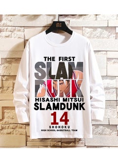 KUYING New Slam Dunk Master Loose Casual Long Sleeve Bottom Shirt  - Image 1