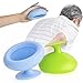 SiiMMM Silicone Palm Chest Percussion Cup Chest Physical Aid Therapy Cup Mucus Flutter Removal Device Percussion Treatment for Mucus Sputum and Expectoration Problem43 35 Inch for Adult Blue - Image 1