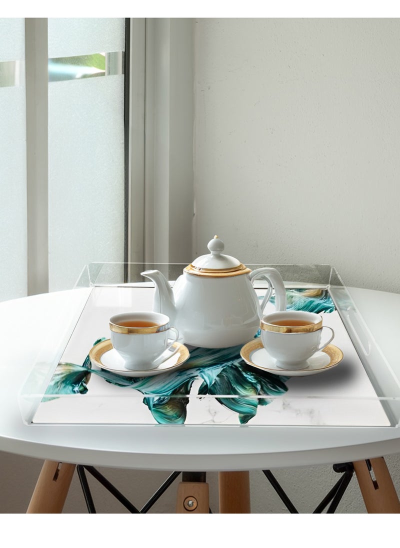 Living 2-Piece Transparent Serving Tray Set  - Image 1