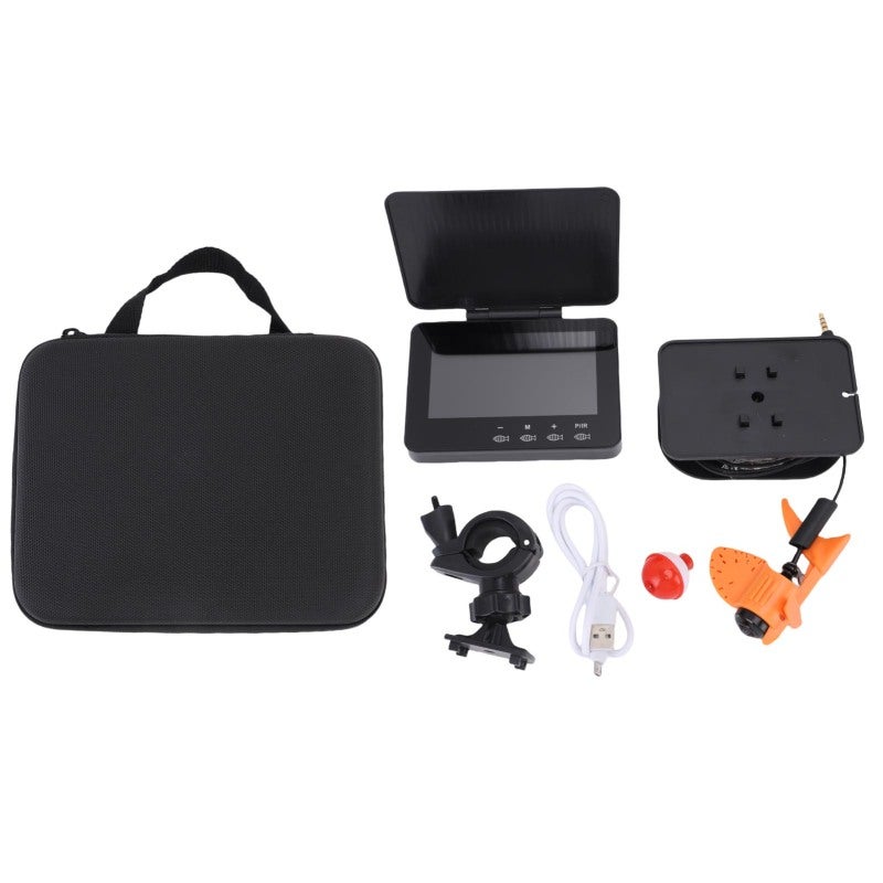 Underwater Fish Finder Camera: 5MP 1080P HD 195° Wide Angle - 4.3In 1500 Nits Sunlight-Visible Screen, Plug And Play, 20M Tensile Cable For Ice Fishing, Day Night Fishing - Image 1