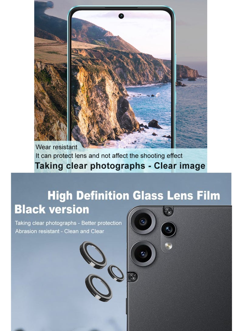 Camera Cover for Nothing CMF Phone 2 Pro - Ring Camera Lens Protector, Scratch-Resistant HD Clarity Ultra-Thin 9H Tempered Glass with Alloy Metal & Best Camera Protection - Orange - Image 3