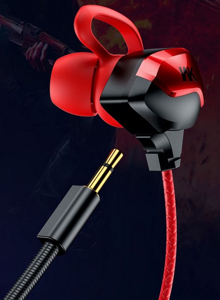 WEKOME Wired Earphone Red ET-Y30 - Image 1