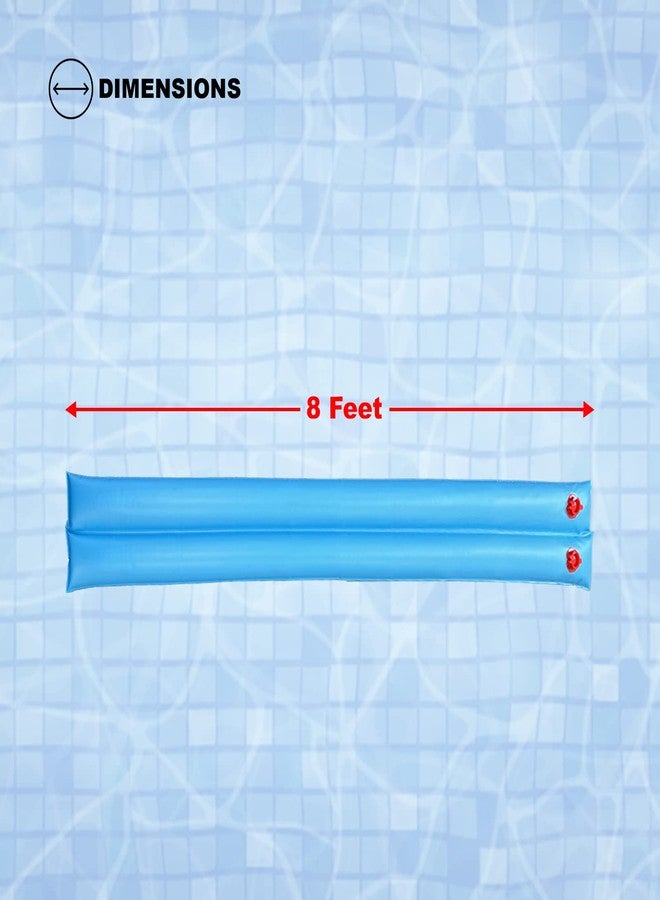 Poolzilla 8-Foot Heavy Duty Double Chamber Water Tube for Swimming Pool Winter Covers - 6 Pack - Image 2