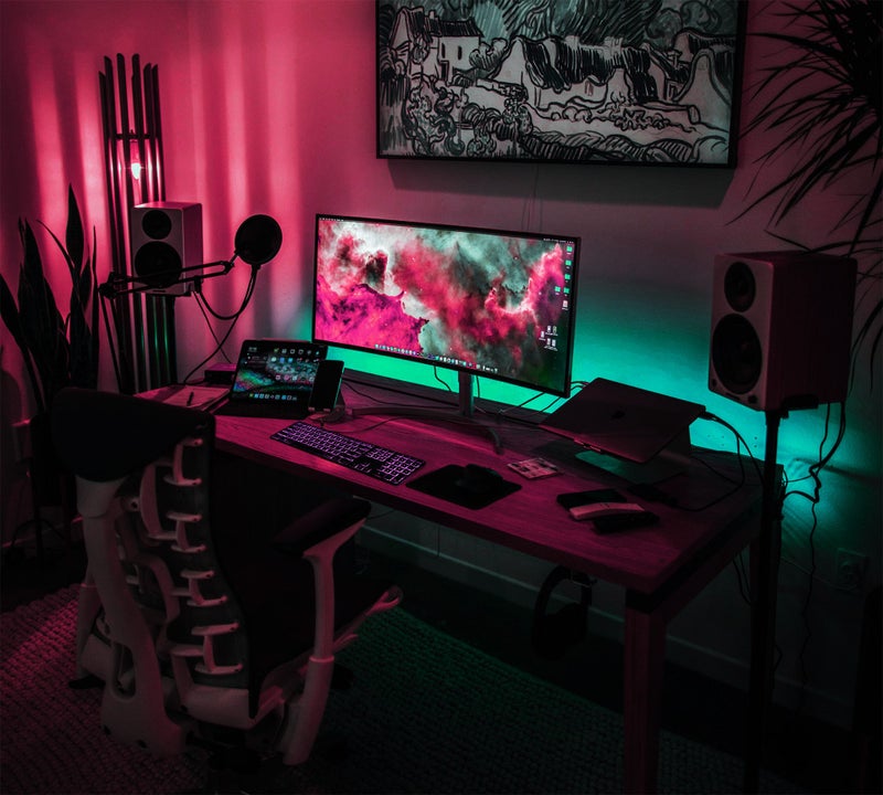 Matias Wired Aluminum USB Keyboard with RGB Backlight, Black, FK318PCLBB - Image 3