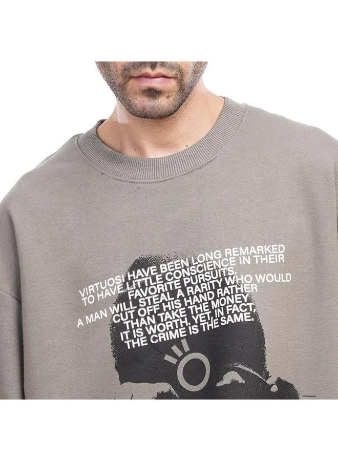 Coup Coup Men Fashionable Sweat-Shirt With Long Sleeves