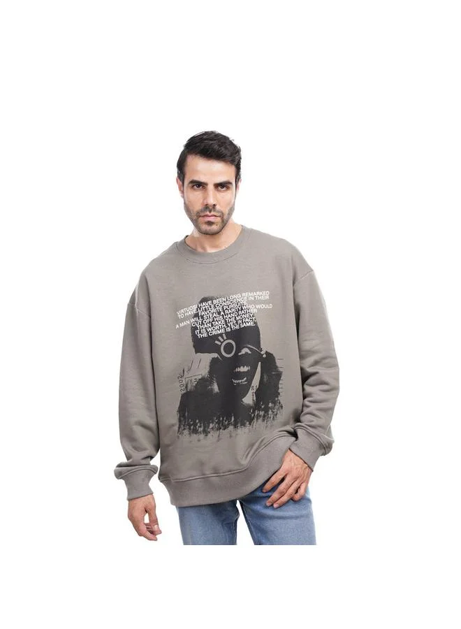 Coup Coup Men Fashionable Sweat-Shirt With Long Sleeves