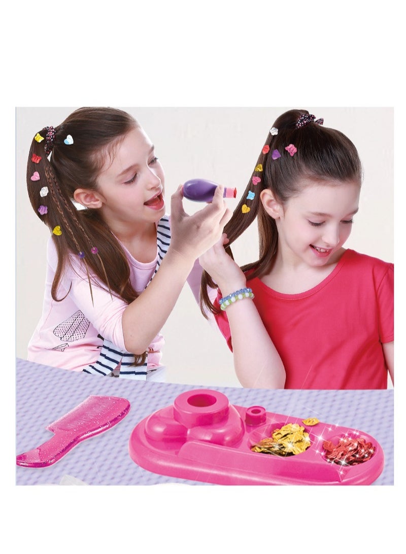 Momore Hair Decorative Set, Hair Glitter Dazzling Kit, Hair Bedazzler with Glitter Sequin Snap Patch, Stamper, and Stapler Tool for Quick and Easy Hair Decoration | Bling in, Brush Out, Fashion, Anything! - Image 2