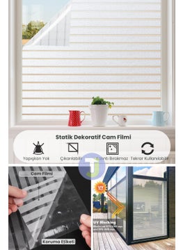 Static Frosted Patterned Glass Coating Film Shower Cabin Office Decoration Foil 45CMX100CM