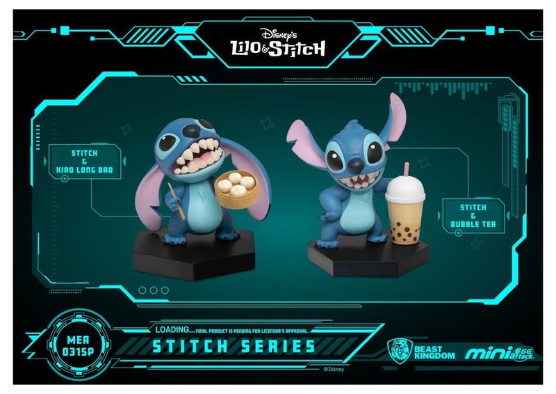 Beast Kingdom Toys Lilo Stitch Mini Egg Attack Figures 2Pack Stitch Series Asian Cuisine 8 cm MEA031SP - Image 2
