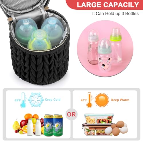 Accmor Breastmilk Cooler Bag Insulated Baby Bottle Cooler Tote Bags for Nursing Mom Daycare - Image 3
