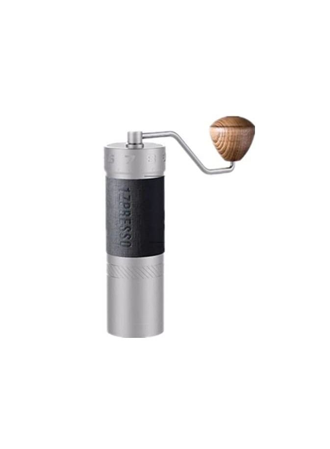 1ZPRESSO مطحنة حبوب القهوة اليدوية 1Zpresso J MAX باللون الفضي  - Image 1
