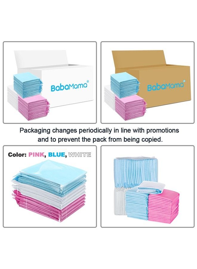 Babamama Disposable Changing Mats, 225 Counts, Soft Waterproof Mat, Portable Leak Proof Changing Mat, New Mom Leak-Proof Under pad, Mattress Table Protector Pad - Image 4