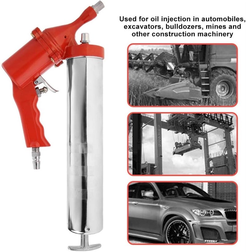 يُسلِّم بندقية زيت، بنادق زنك 1/4 400 سنتيلىتر، بضغط 30-150 psi و2800-5600 psi، مزودة بمضخة هواء لحقن الزيت، للحفر والمحاربة - Image 5
