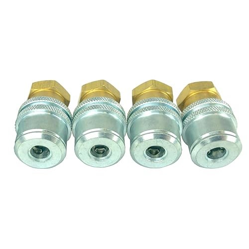 Haltec 4 (Four) H-5265 Standard Bore Grip Lock On Air Chuck 0-300 psi 1/4" NPT - Image 1