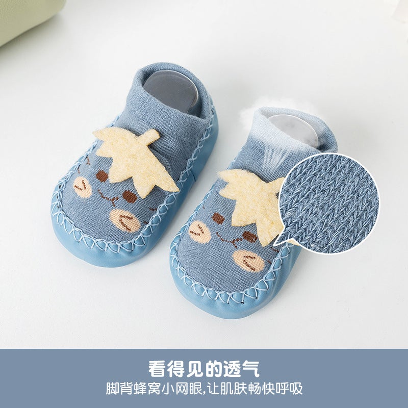 Baby Floor Socks Hat Brim Doll Floor Socks Soft-Soled Non-Slip Cool-Proof Toddler Shoes Baby Cartoon Toddler Shoes - Image 5