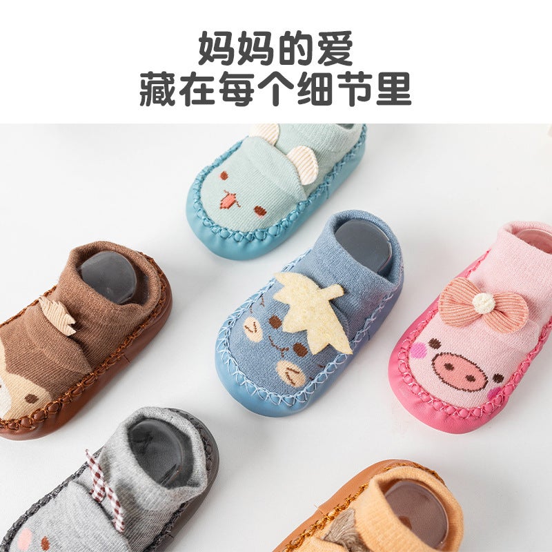 Baby Floor Socks Hat Brim Doll Floor Socks Soft-Soled Non-Slip Cool-Proof Toddler Shoes Baby Cartoon Toddler Shoes - Image 3