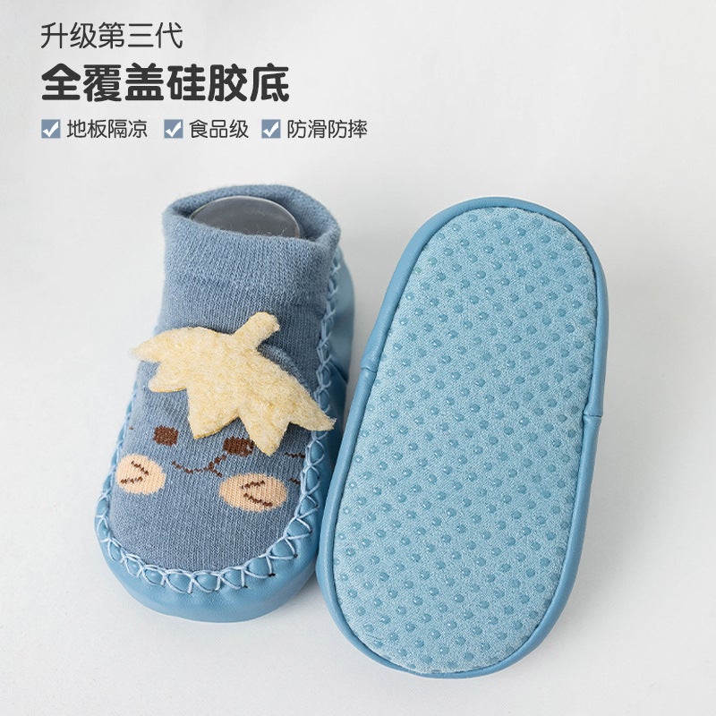 Baby Floor Socks Hat Brim Doll Floor Socks Soft-Soled Non-Slip Cool-Proof Toddler Shoes Baby Cartoon Toddler Shoes - Image 4